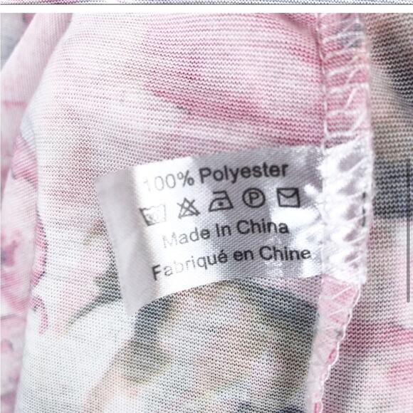 Show me your mumu Brie robe in white and pink floral print - Picture 6 of 8